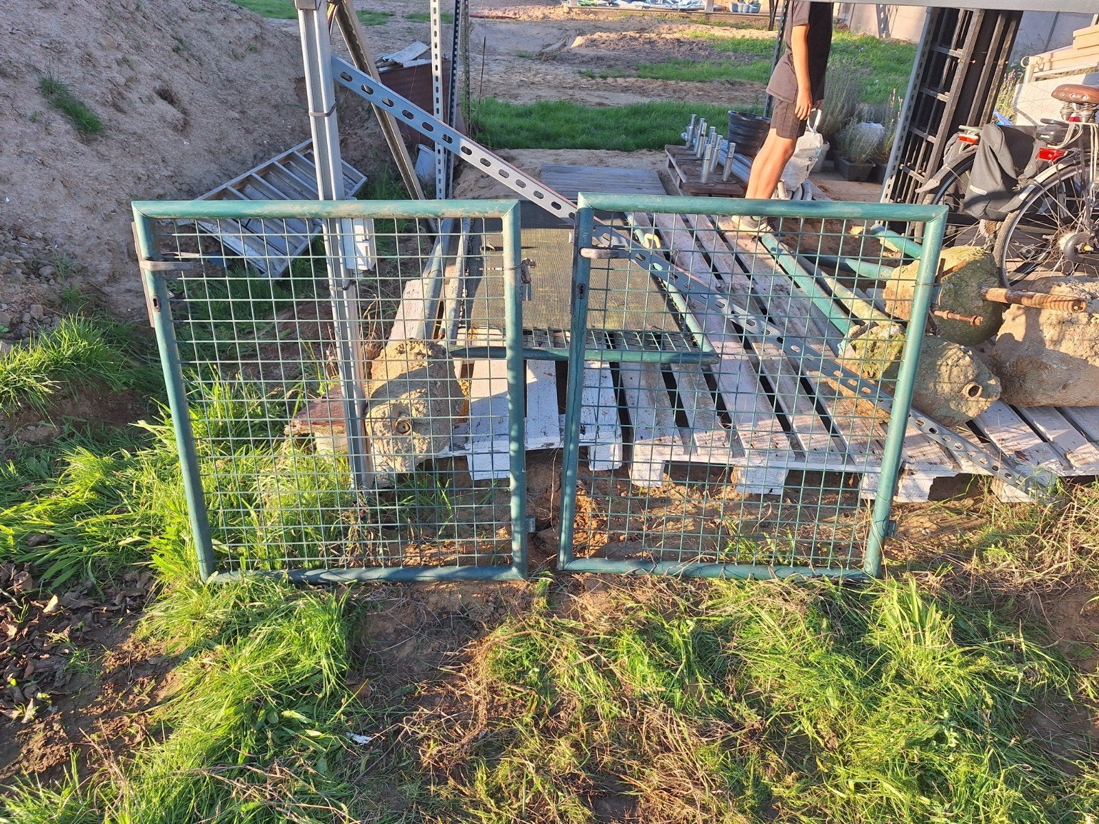 Bekaert draad + poortjes – 60 meter, Tuin en Terras, Ophalen
