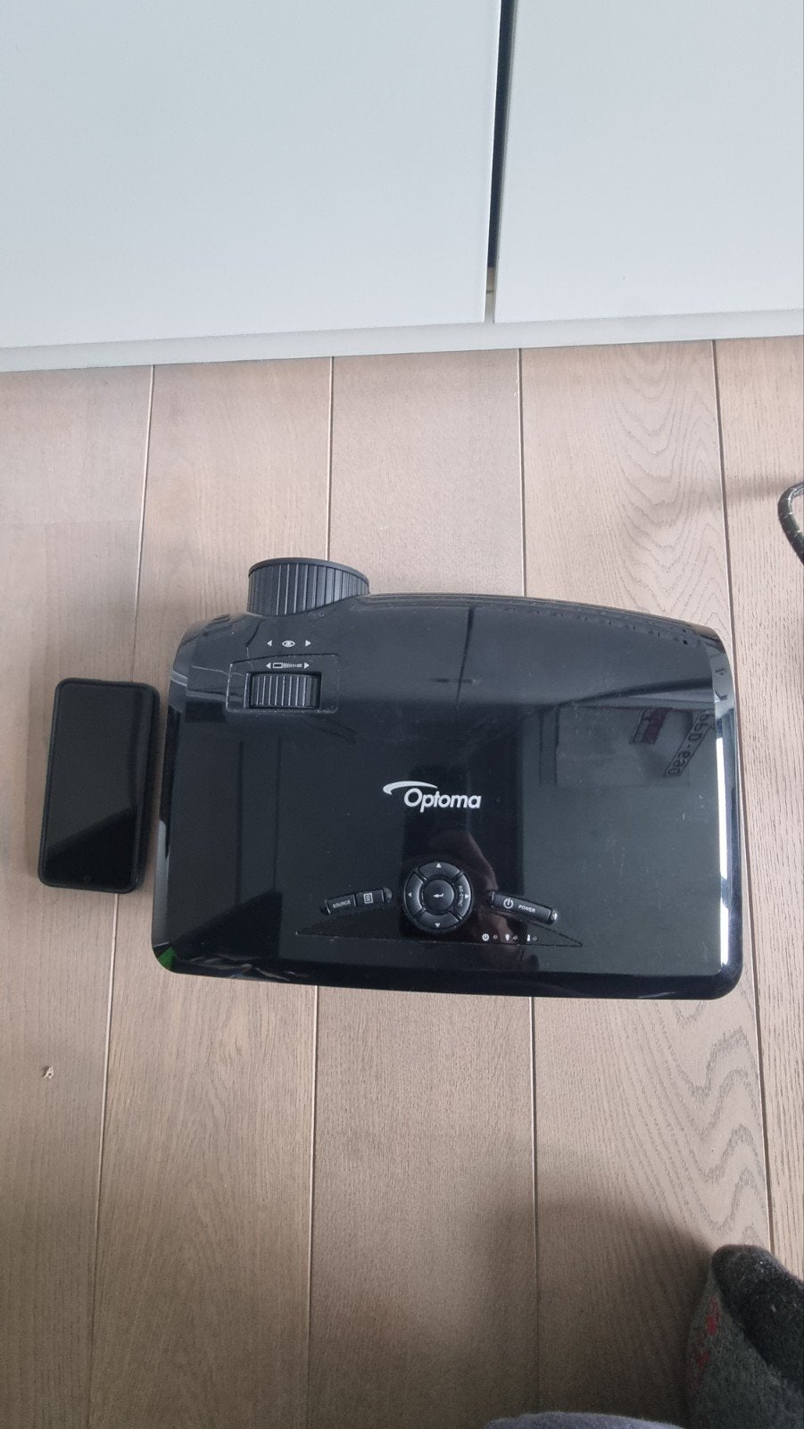 OptFull HD Optoma DLP beamer / projector met HDMI – zwart, Ophalen of Verzenden, DLP