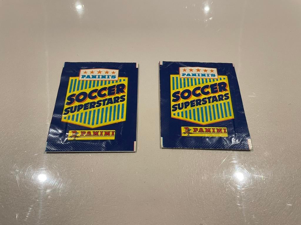 Panini - 2 Zakjes Soccer Superstarts 1988, Verzamelen, Ophalen of Verzenden