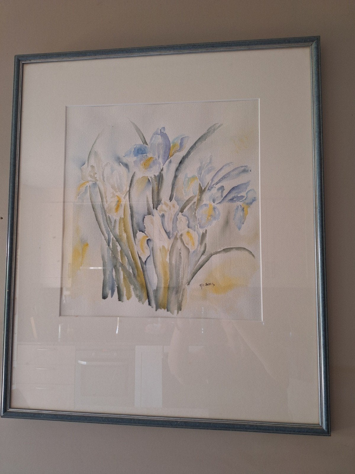 Aquarel, Antiquités & Art, Enlèvement, Aquarelle, Fleurs
