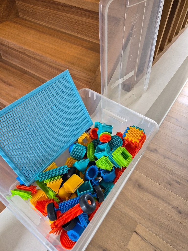 Nopper speelgoed, Kinderen en Baby's, Speelgoed | Bouwstenen, Ophalen, Gebruikt, Nopper