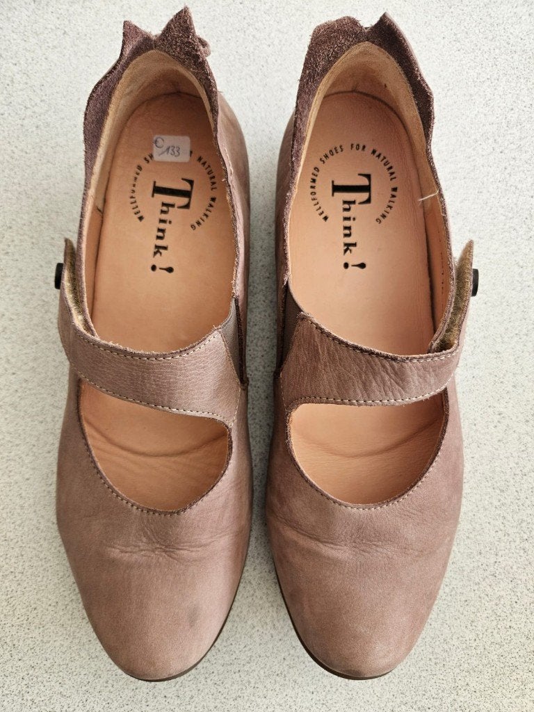 Damesschoenen Think! maat 40, Kleding | Dames, Schoenen, Beige, Think!, Gedragen, Ballerina's