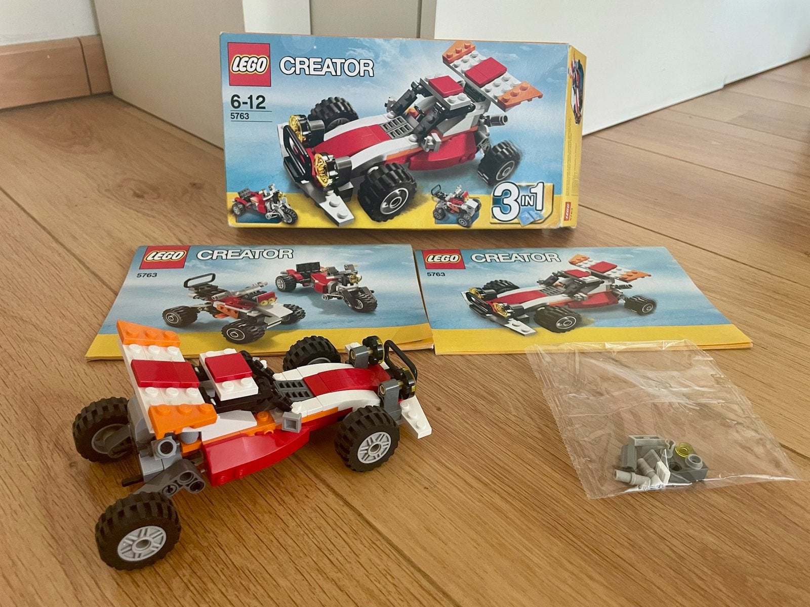LEGO Creator 3-in-1 Dune Hopper (Set 5763), Lego, Ophalen of Verzenden, Zo goed als nieuw, Compleet