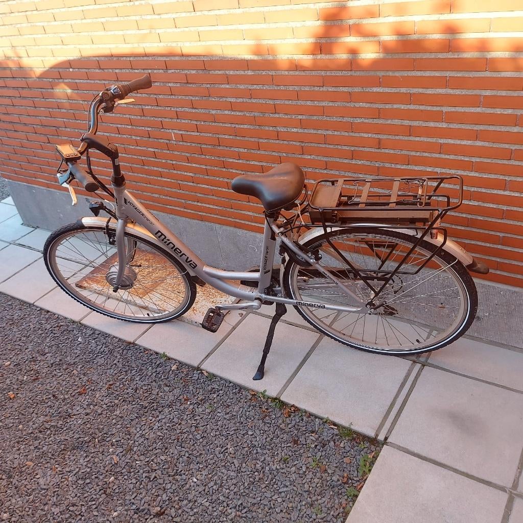 Elektrische fiets - Minerva Voyager 2022, Fietsen en Brommers, Velgrem, 47 tot 50 cm, Zo goed als nieuw, Ophalen