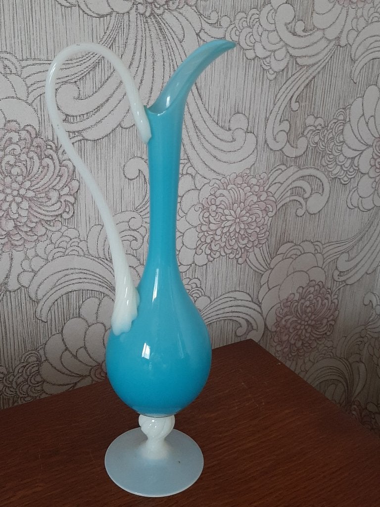Vase en opaline, Moins de 50 cm, Comme neuf, Verre, Enlèvement