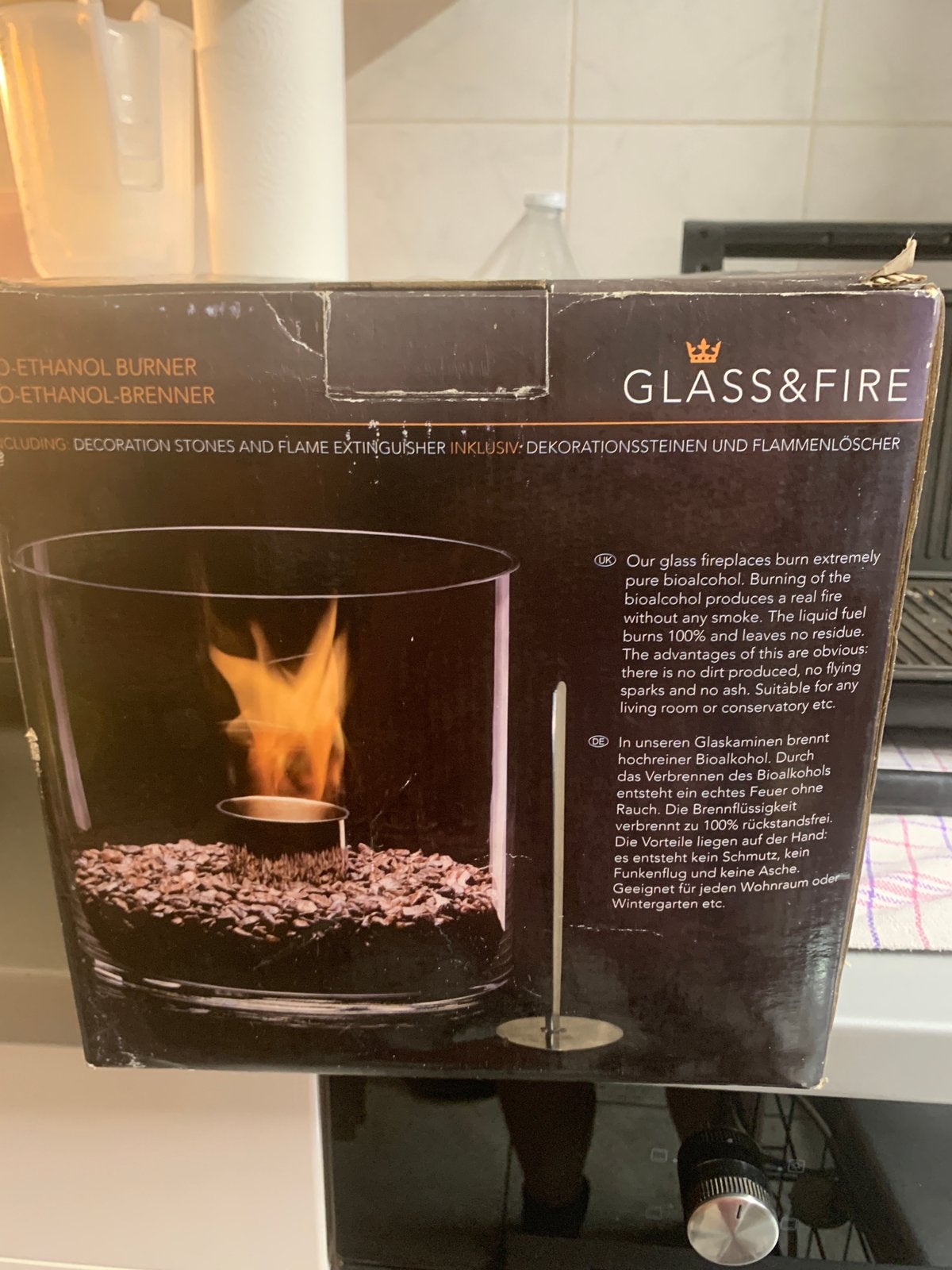 Tafelhaard Glass&Fire, Ophalen, Nieuw