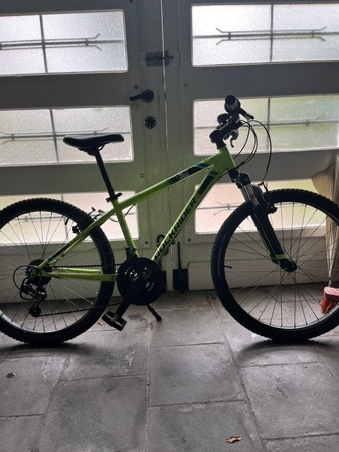 jongensfiets rockrider, Ophalen, 22 inch, Gebruikt, Velgrem