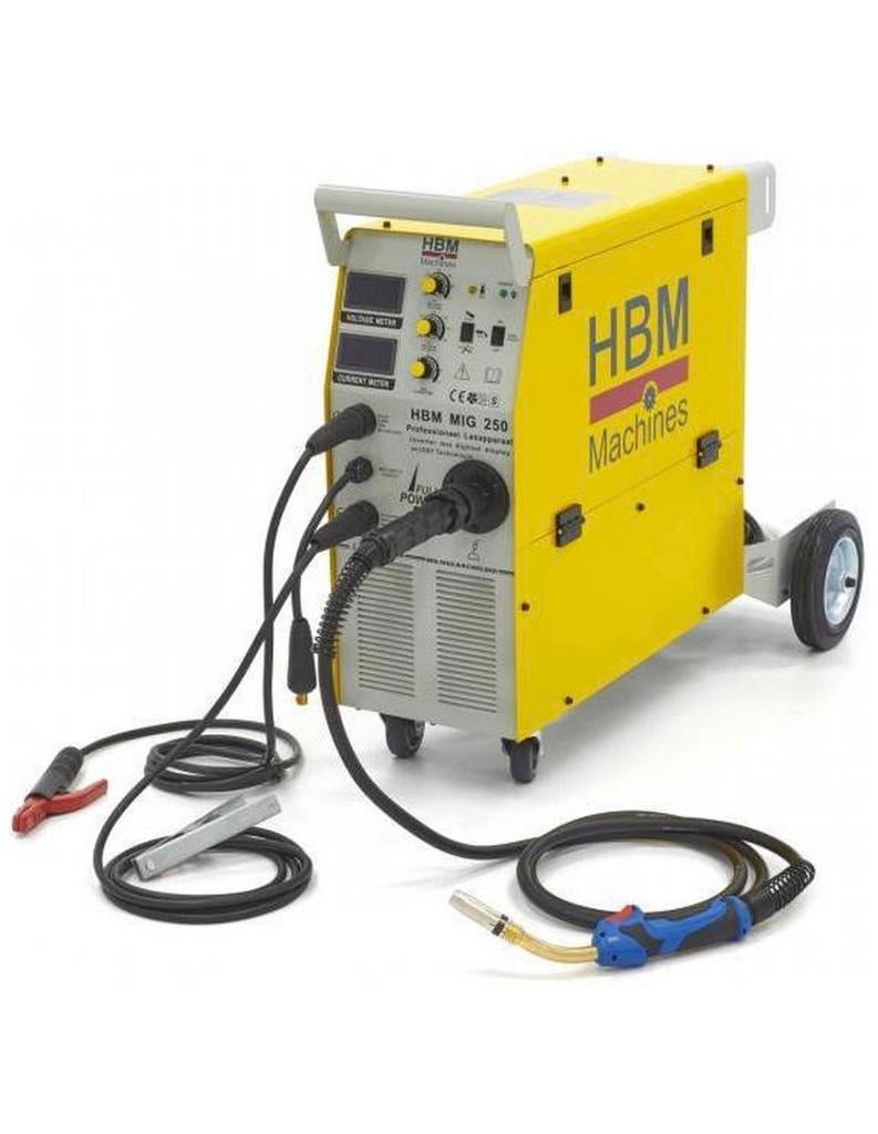 HBM MIG250 Professioneel Lasapparaat met Digitaal Display, Bricolage & Construction, Outillage | Soudeuses, Comme neuf, Enlèvement