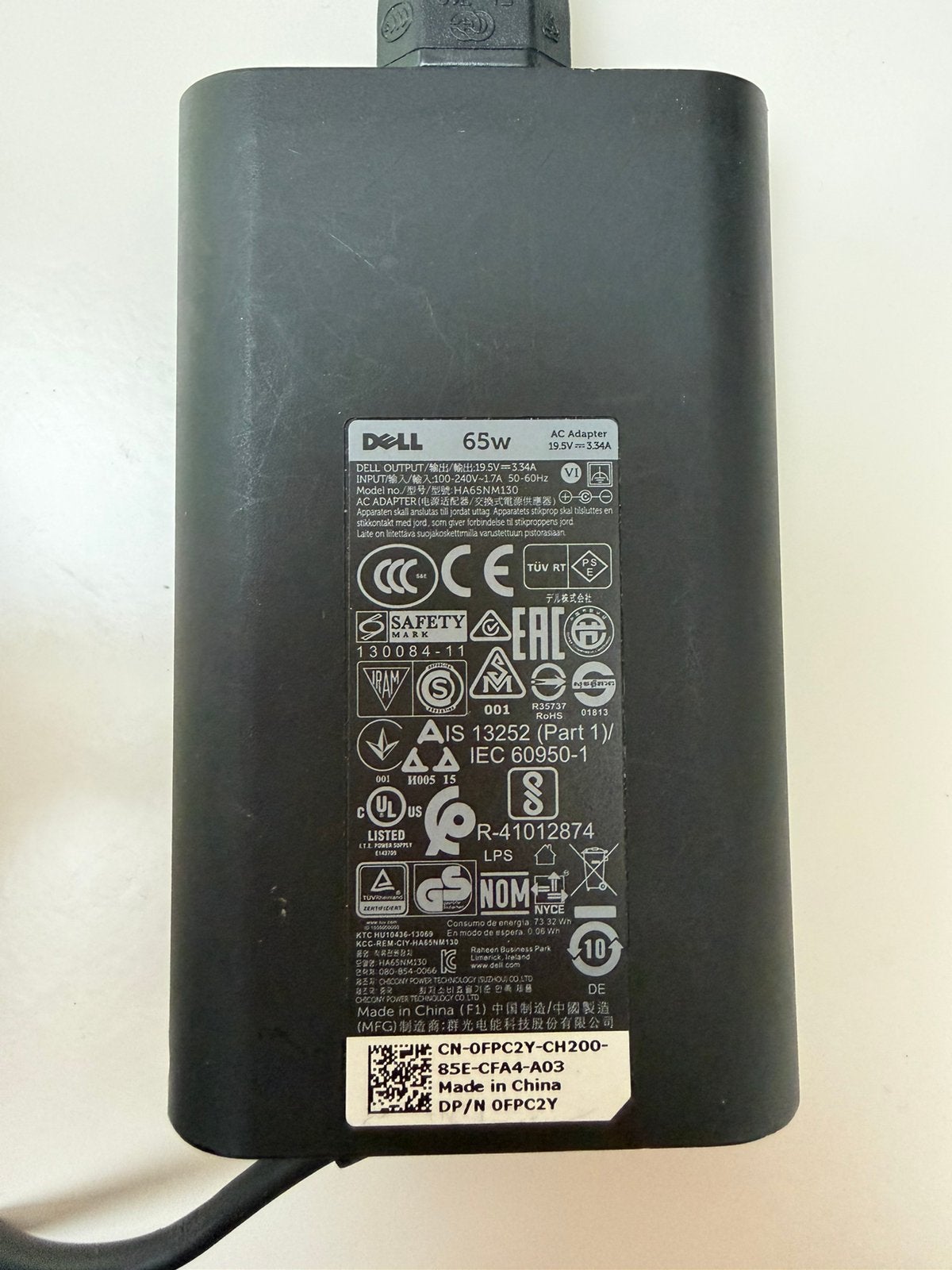Dell laptop lader, Ophalen of Verzenden, Zo goed als nieuw
