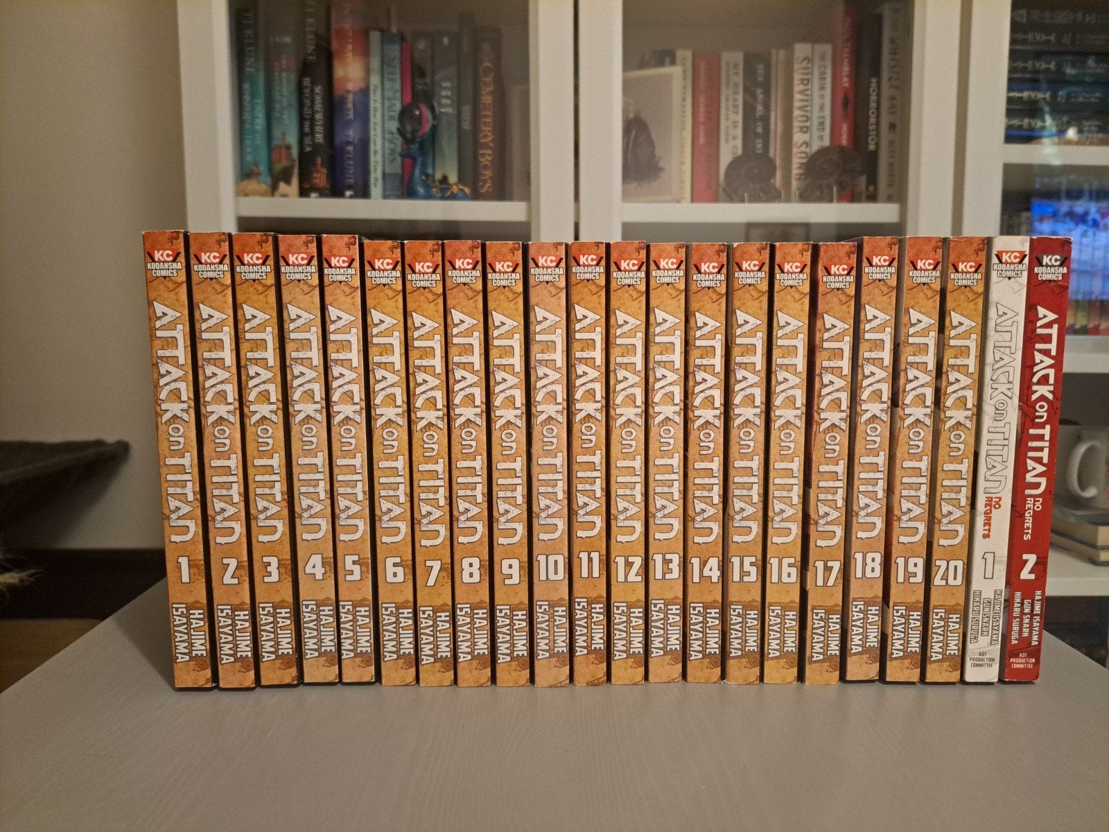 Attack on titan - Shingeki no kyojin 1-20 en SNK No Regrets, Boeken, Strips | Comics, Gelezen, Ophalen of Verzenden, Japan (Manga)