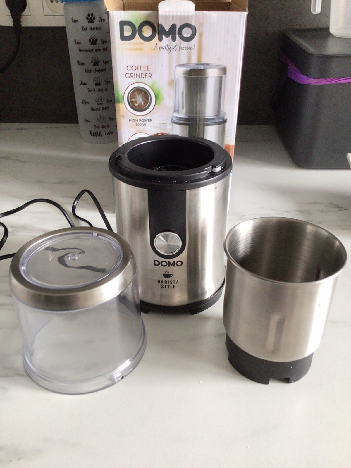 Electrische koffiemolen Domo, Elektronische apparatuur, Ophalen, Zo goed als nieuw, Koffiemolen