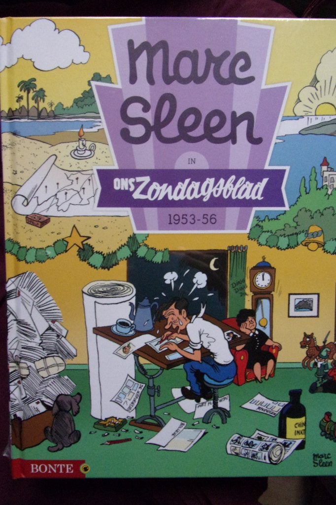 marc sleen in ons zondagsblad 1953- 1956     dikke hardcover, Ophalen of Verzenden