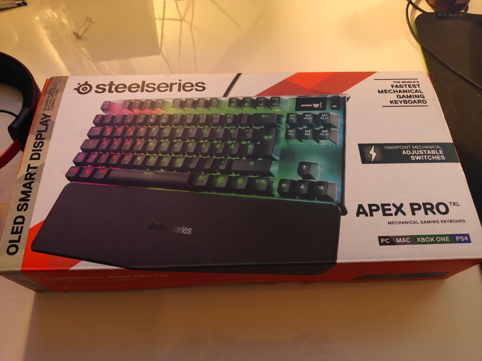 clavier filaire steelseries apex pro tkl gen 1, Enlèvement, Azerty, Utilisé, Filaire