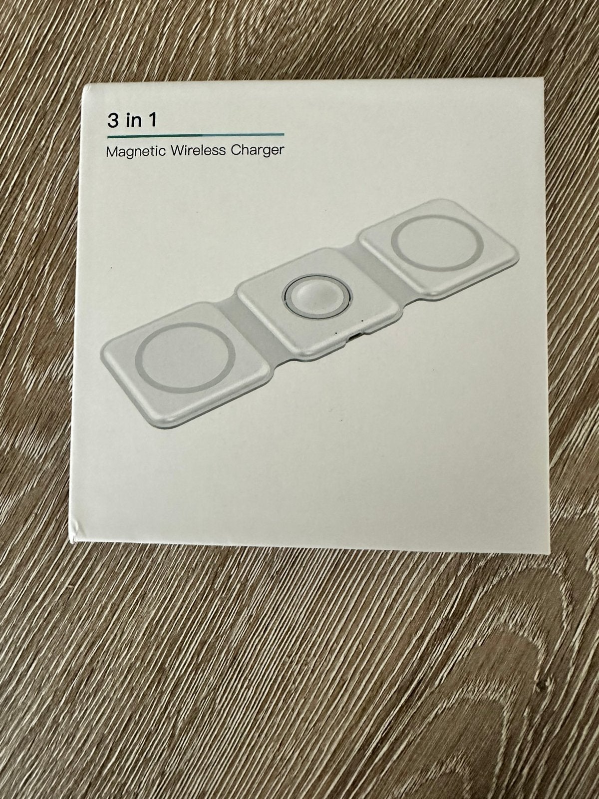 Oplader 3 in 1 - wireless / magnetisch -NIEUW, Telecommunicatie, Mobiele telefoons | Telefoon-opladers, Nieuw, Draadloze oplader