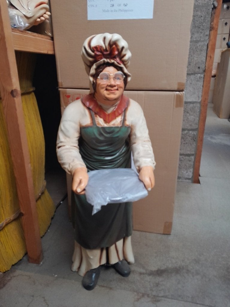 Serveuse vieille femme 100 cm - Oberbeeld, Enlèvement, Neuf