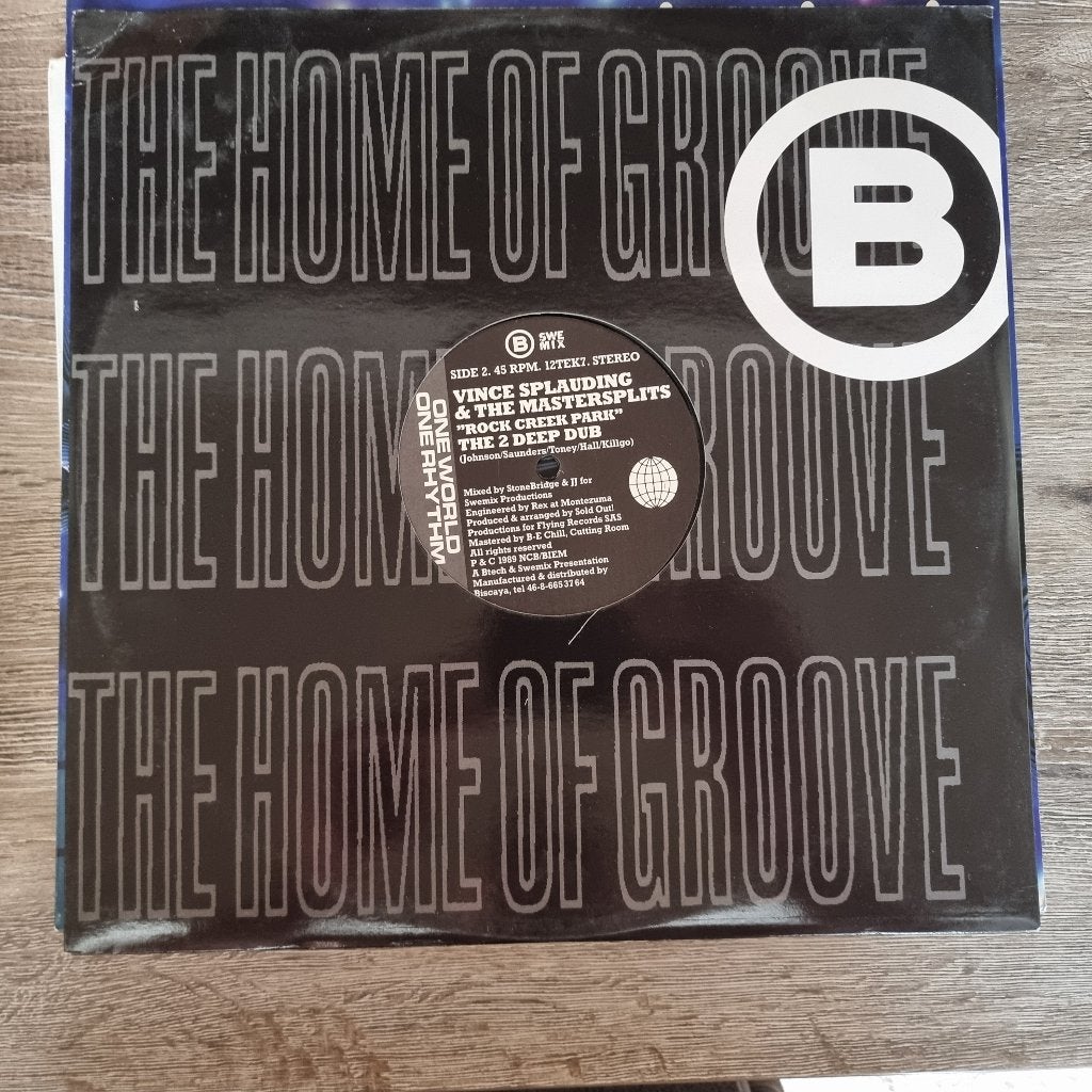 12" Vince Splauding & The Mastersplits – Rock Creek Park, Ophalen of Verzenden, Gebruikt, 12 inch, Dance en House