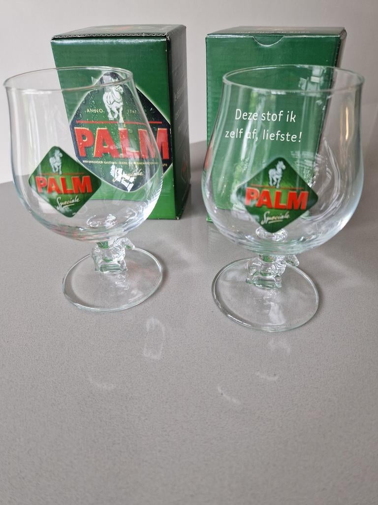 Palm speciale bierglazen., Verzenden, Palm
