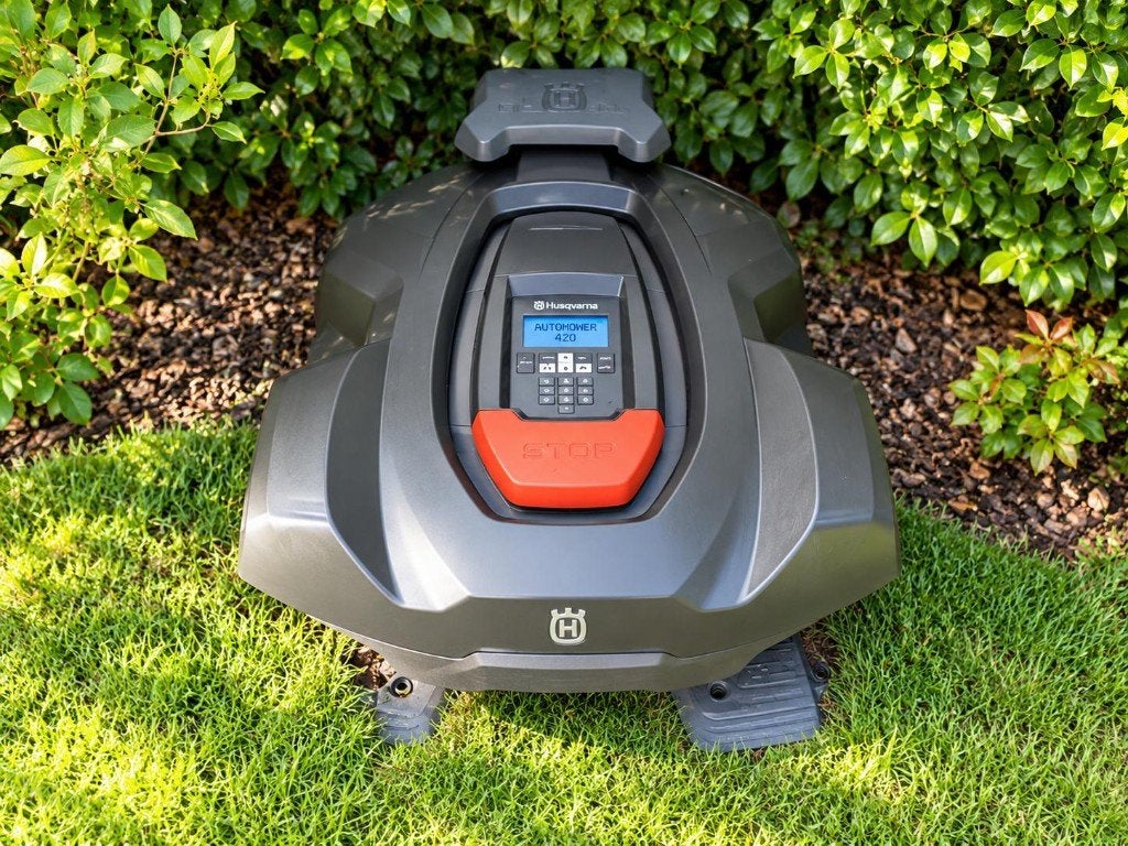 robot tondeuse Husqvarna, Jardin & Terrasse, Enlèvement, Comme neuf
