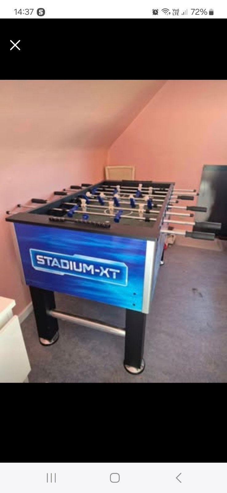 tafelvoetbal carromco xt, Ophalen, Gebruikt
