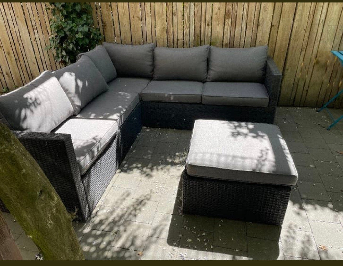 loungeset Morati,, Tuin en Terras, Tuinsets en Loungesets, Ophalen, Zo goed als nieuw, Loungeset, 5 zitplaatsen