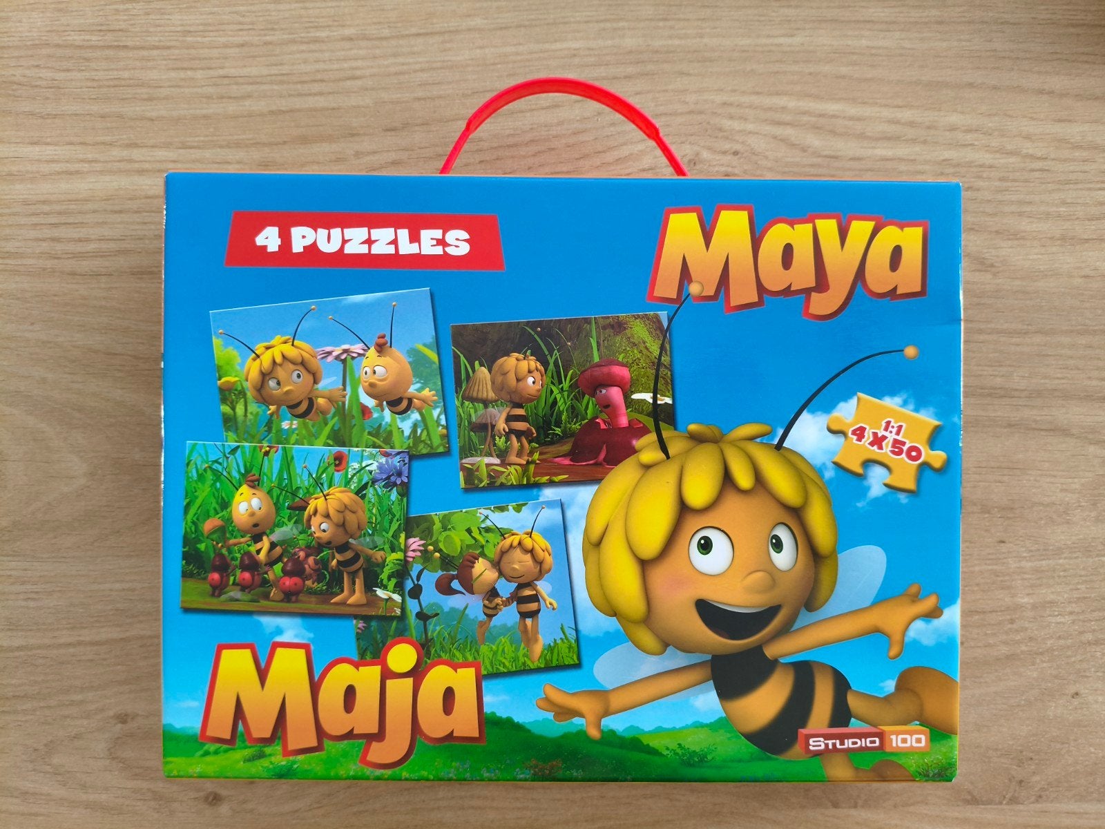 Puzzels Maya de Bij, Kinderen en Baby's, Ophalen of Verzenden, Meer dan 50 stukjes, Zo goed als nieuw