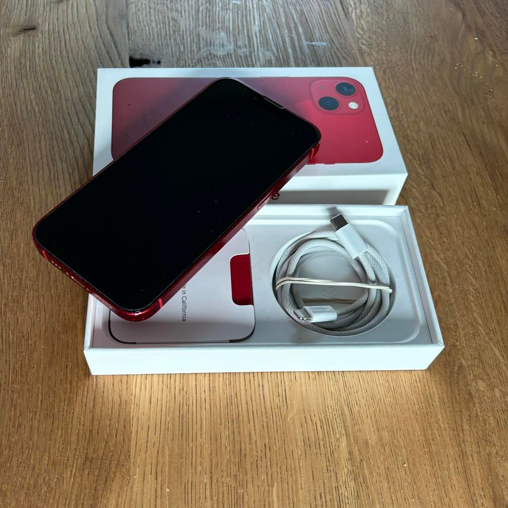 Iphone 13 128 GB Red, Télécoms, Téléphonie mobile | Apple iPhone, Rouge, 128 GB, 86 %, IPhone 13