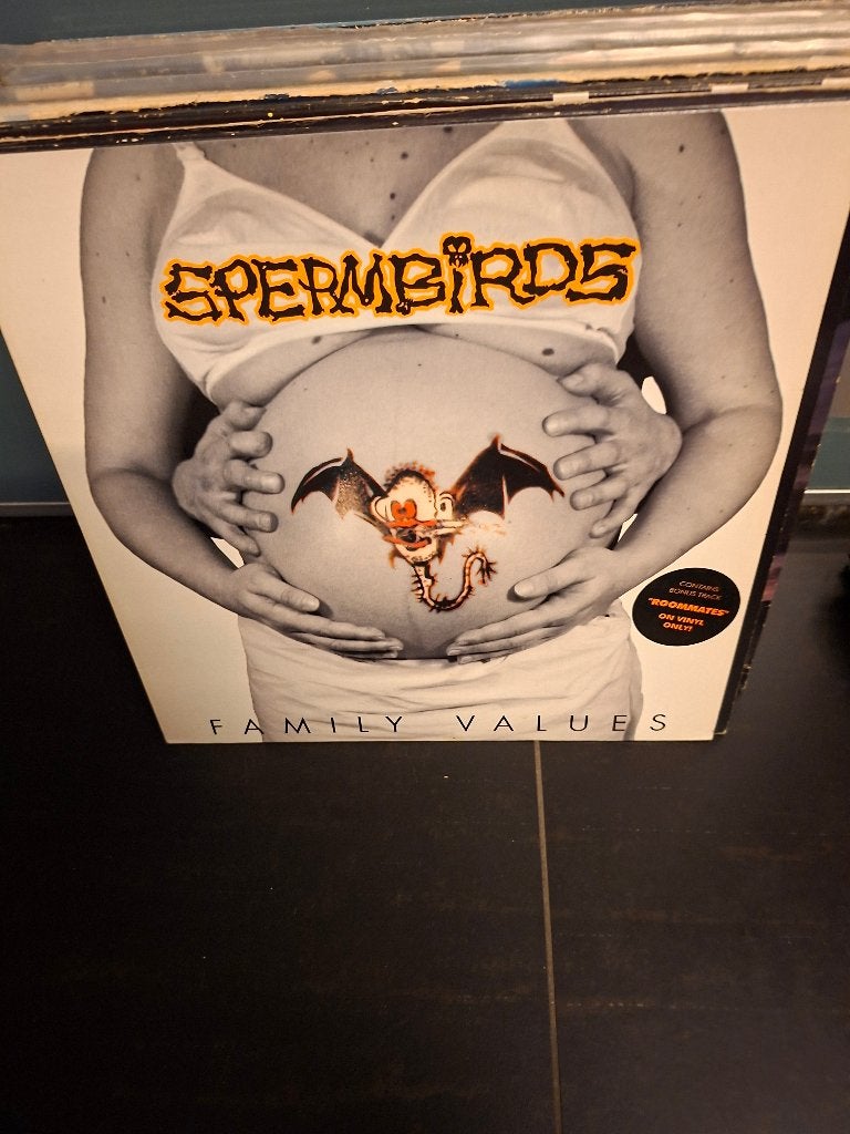 lp - spermbirds - family values - vak 8, Enlèvement ou Envoi, Comme neuf, Hardcore, Pochette photo