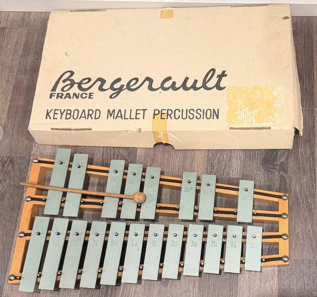 métallophone diatonique Bergerault, Musique & Instruments, Percussions, Enlèvement, Utilisé, Percussion mélodique