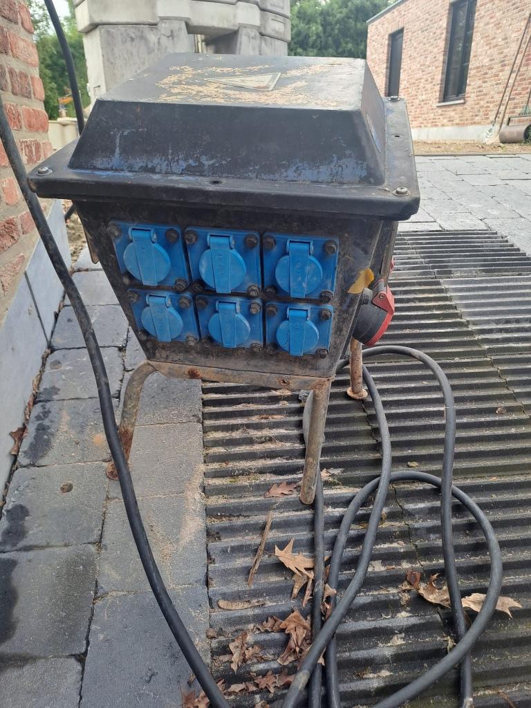 Werf verdeelkast / stroomverdeler 380V – krachtstroom €130, Ophalen