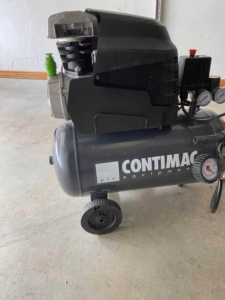 Professionele Contimac Luchtcompressor - 24L - Zo goed, Enlèvement, Comme neuf