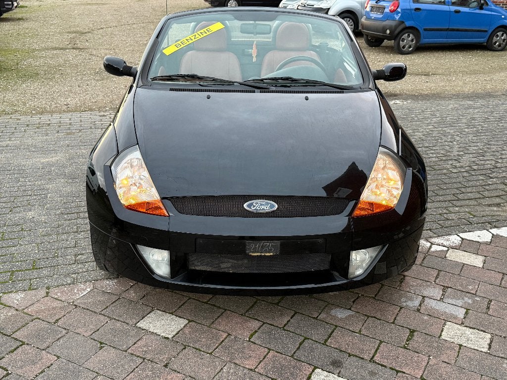 Ford Ka 1.6b Cabrio gekeurd vvk, Auto's, Voorwielaandrijving, Dealer onderhouden, Beige, 4 cilinders