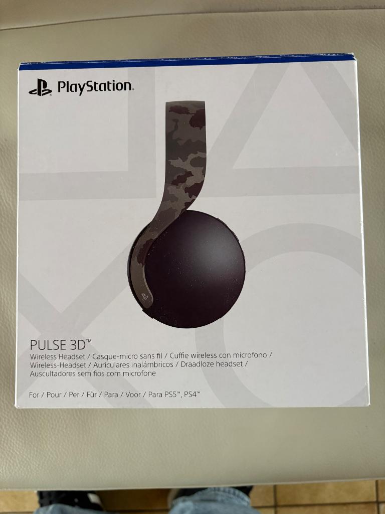 PlayStation pulse 3D camouflage, Audio, Tv en Foto, Hoofdtelefoons, Ophalen of Verzenden, Nieuw, Sony, Draadloos