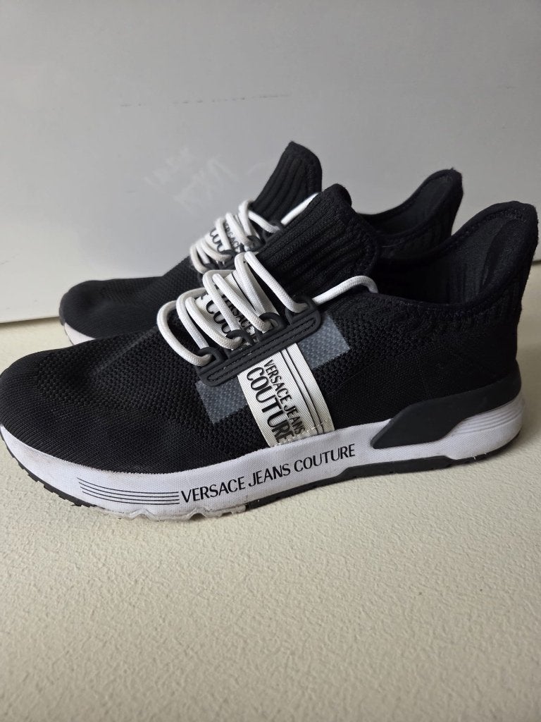 Versace sneakers aankoopprijs 225 euro, Kleding | Heren, Schoenen, Zwart, Ophalen of Verzenden, Zo goed als nieuw, Sneakers
