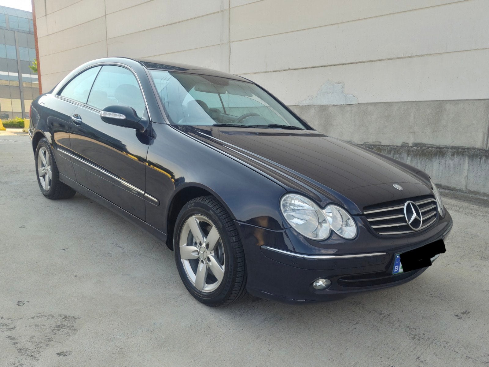 Mercedes-Benz Clk 240 Avantgarde AUTOMAAT, Auto's, Automaat, Blauw, Bedrijf, 3 deurs