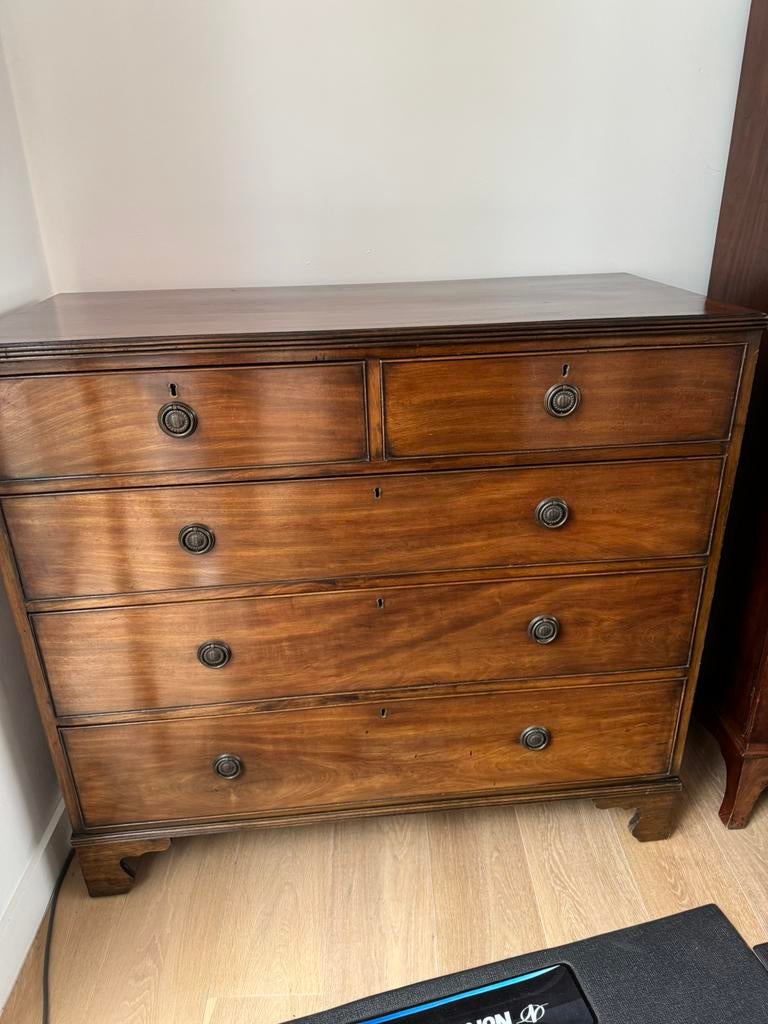 Antieke engelse commode/ladekast-George III-stijl, Ophalen, Zo goed als nieuw