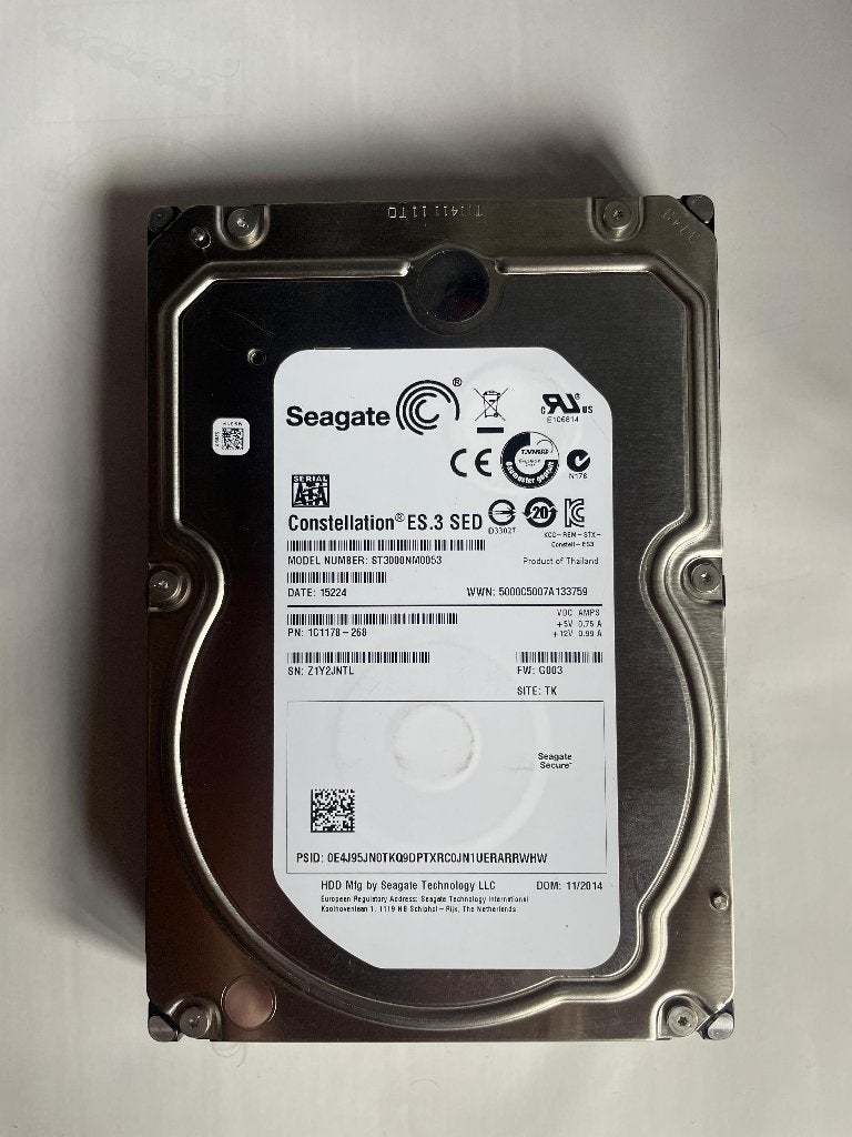 Gebruikte Seagate 3TB HDD, Intern, Gebruikt, Server, Ophalen of Verzenden