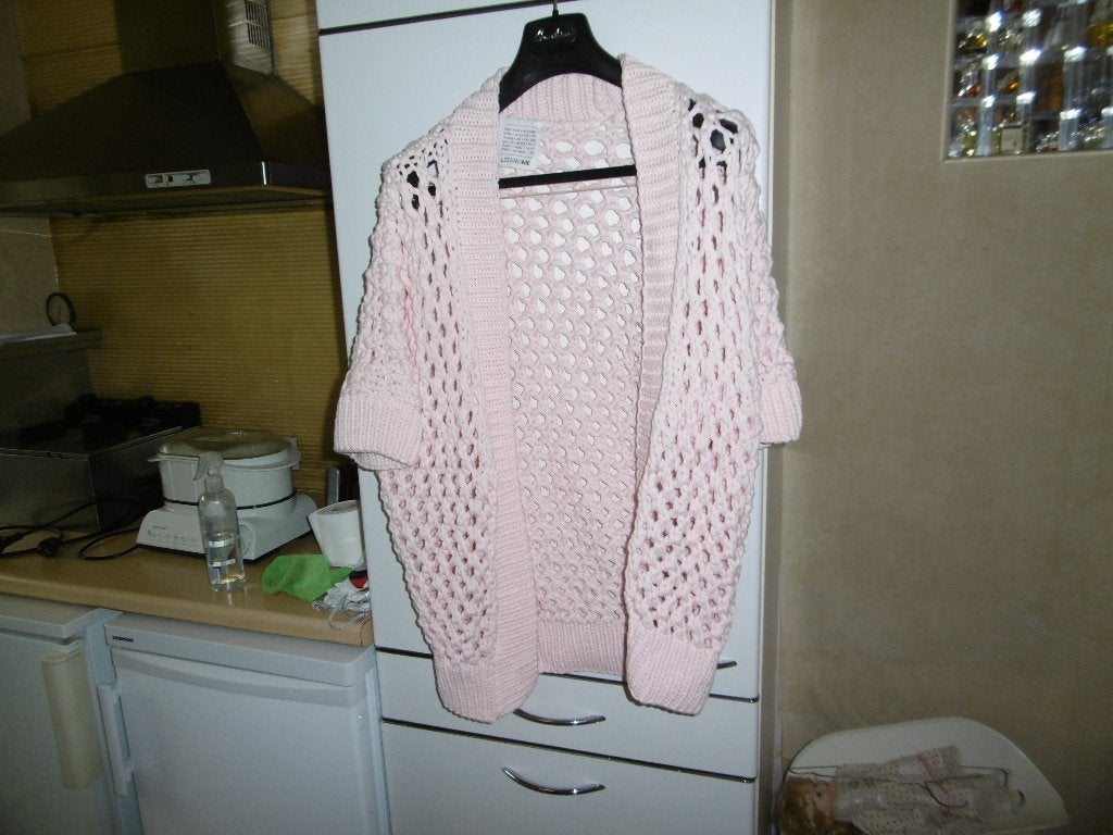 vêtements pour femmes, pull rose, « leeandme » 55 % coton, Lee and Me, Enlèvement ou Envoi, Rose, Taille 52/54 (L)