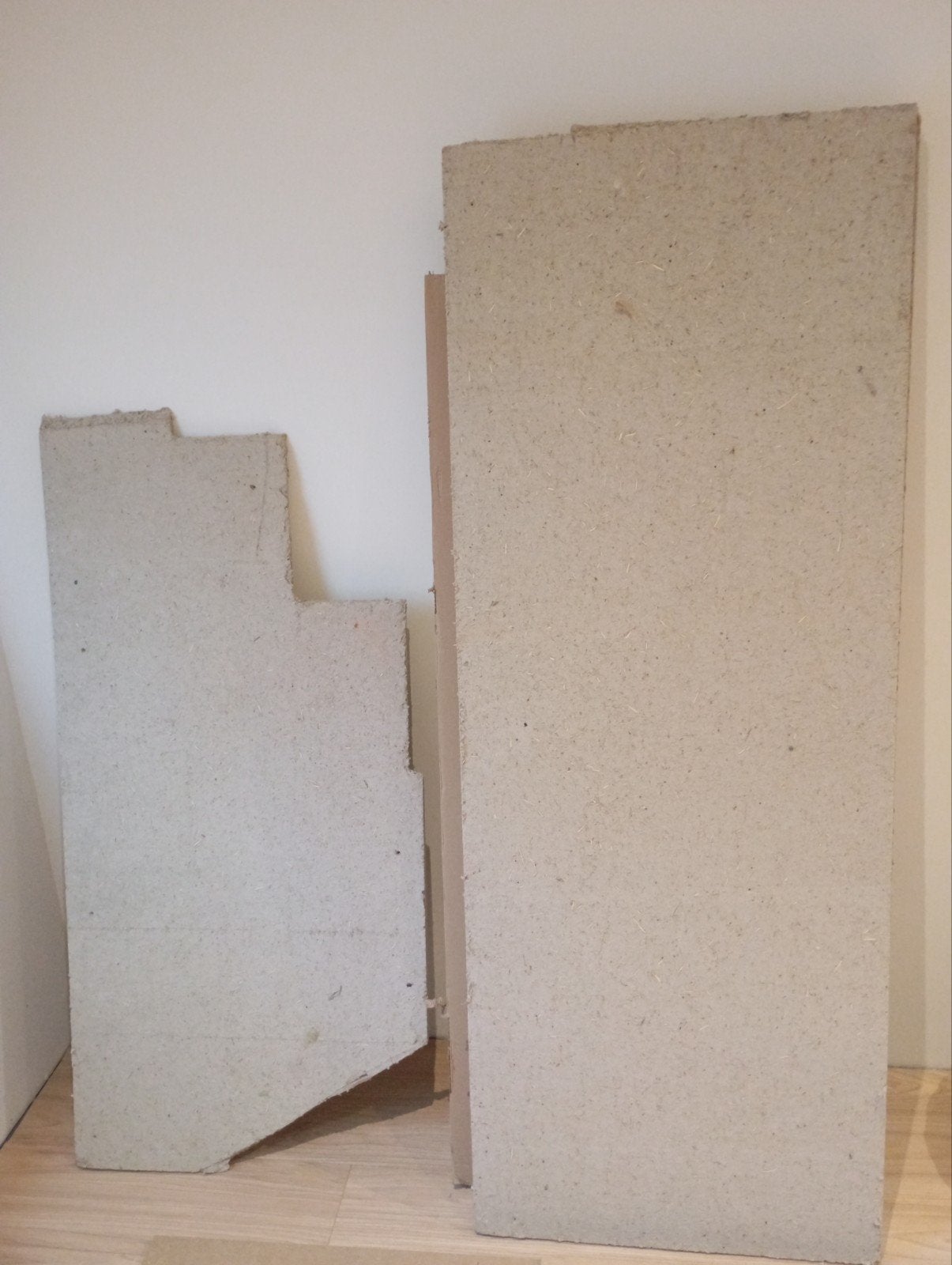 Gratis materialen: akoestische platen, deurlijsten, deur, Enlèvement