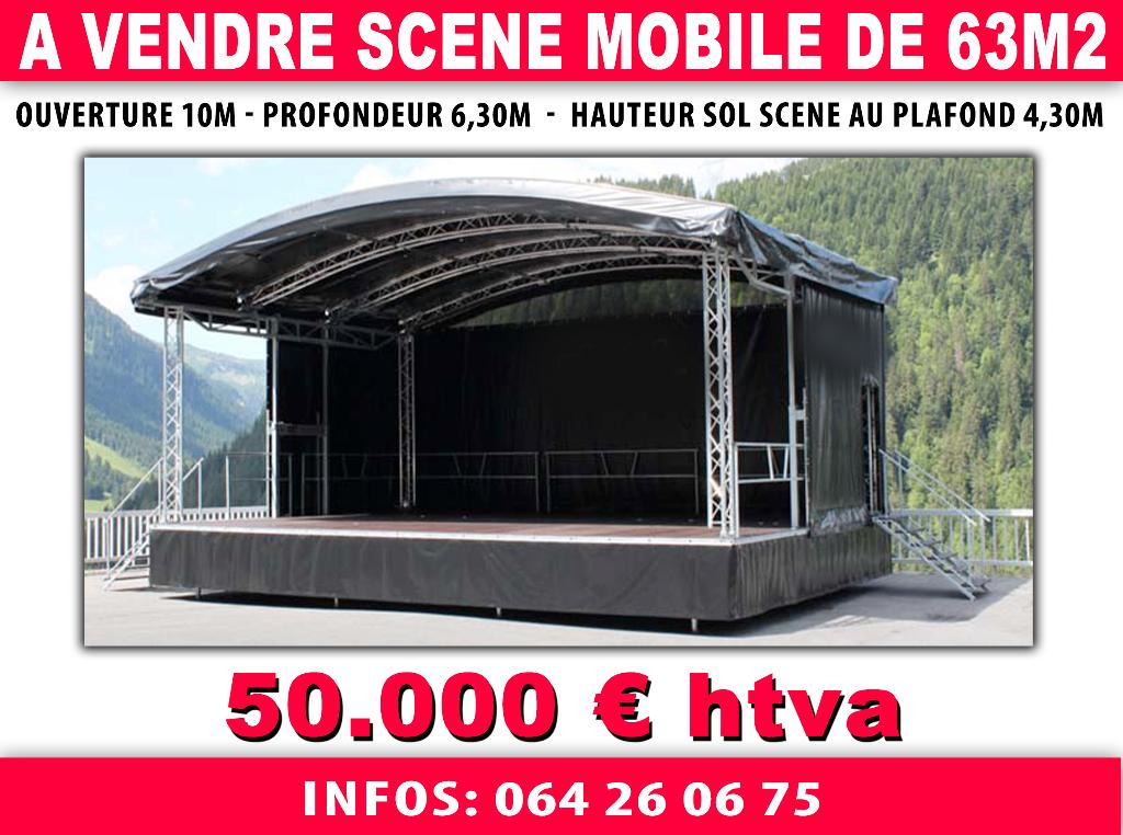 Scène a vendre, TV, Hi-fi & Vidéo, Appareils professionnels, Enlèvement, Comme neuf, Audio