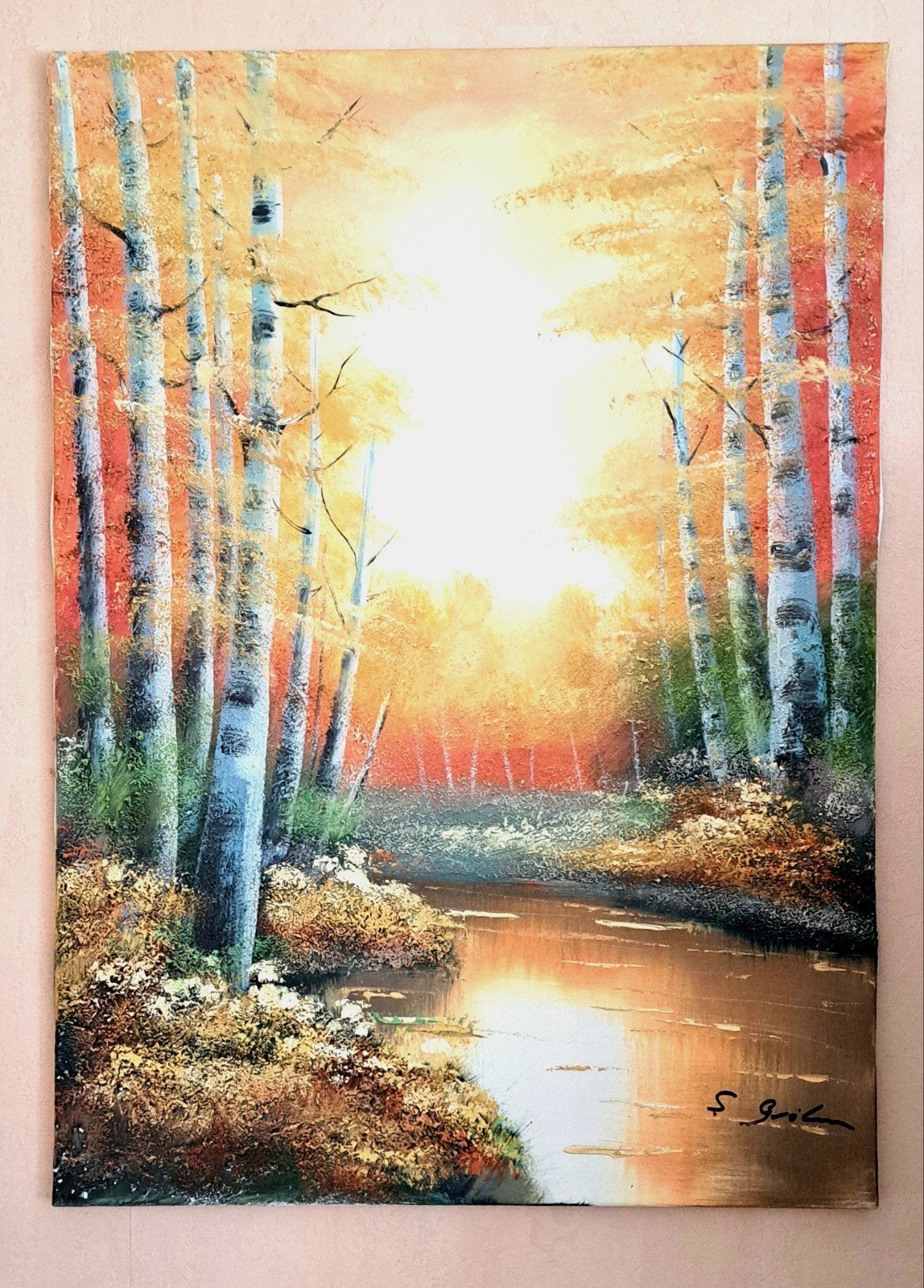 peinture 50x70, Antiquités & Art, Enlèvement