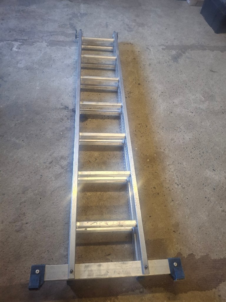 Echelle alu pliable 2x7 marches, Doe-het-zelf en Bouw, Ladders en Trappen, Ophalen, Gebruikt, Ladder, 4 meter of meer