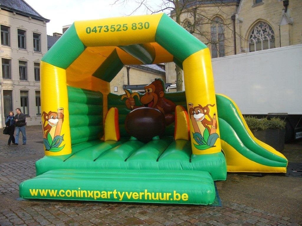springkasteel gorilla met glijbaan, Hobby en Vrije tijd, Ophalen