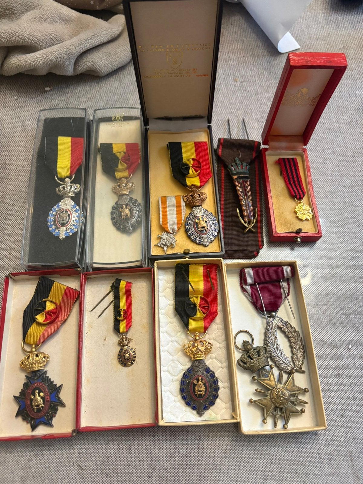 miniaturen medailles, Verzamelen, Ophalen, Gebruikt
