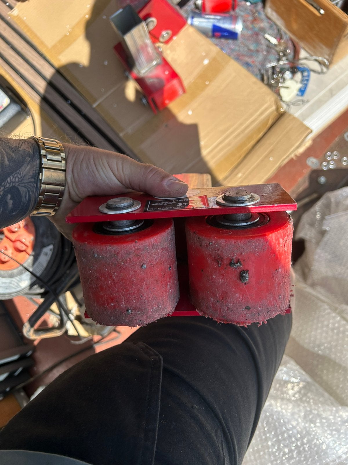 Rollen 3 ton, Ophalen of Verzenden, Zo goed als nieuw