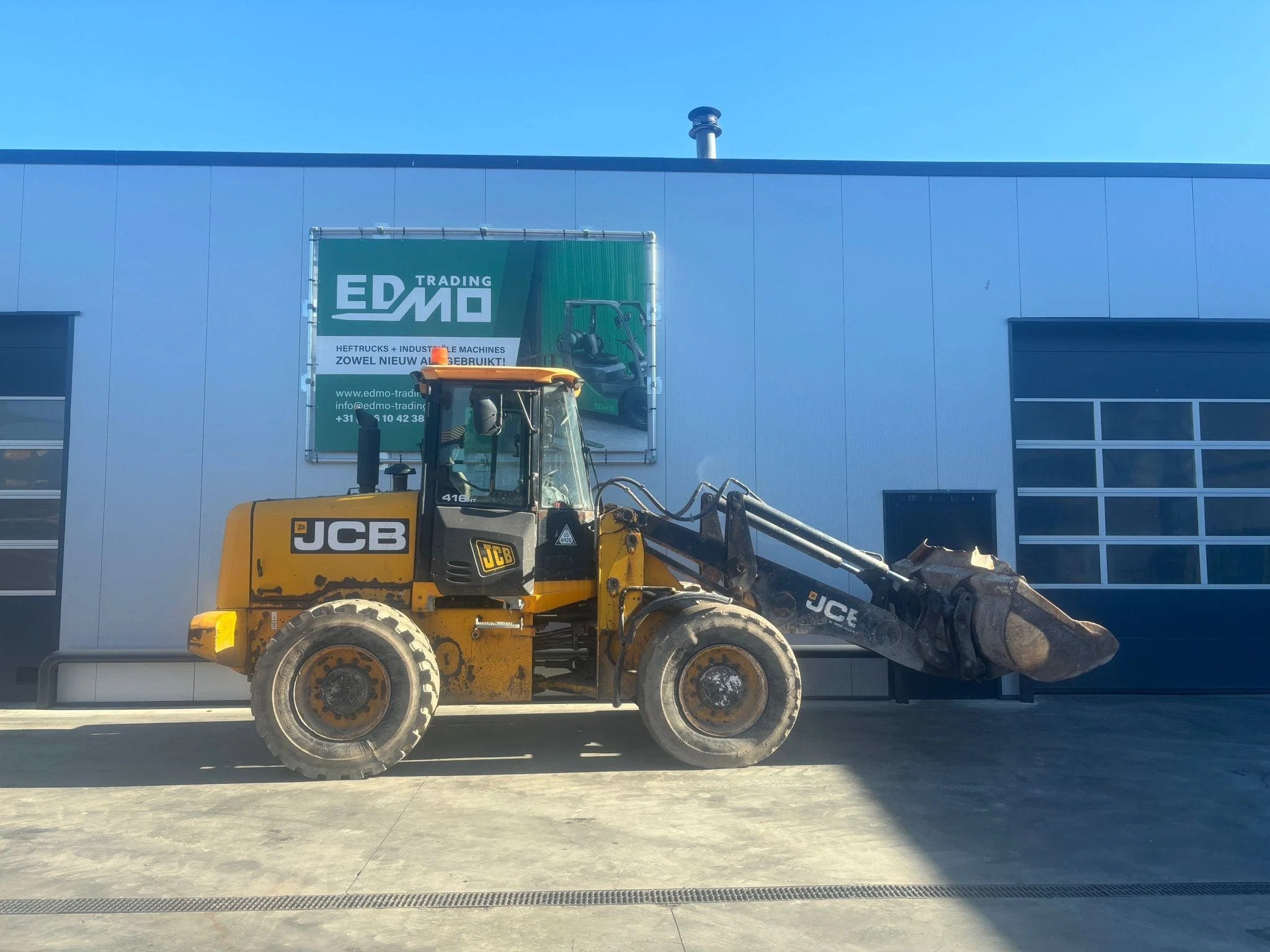 JCB Loader 416 (année de construction 2013), Articles professionnels, Chargeuse sur pneus ou Chouleur