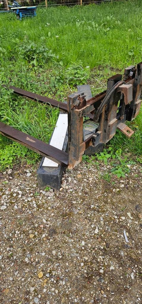 Palletlepels met side-shift., Ophalen