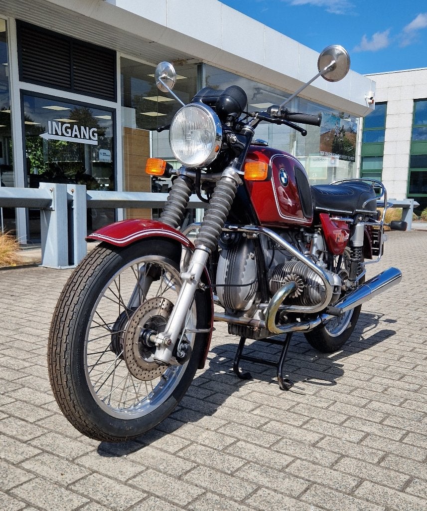 BMW R75/6 - Prachtige oldtimer, 750 cc, Cardan-aandrijving, 2 cilinders, Motorrijbewijs A