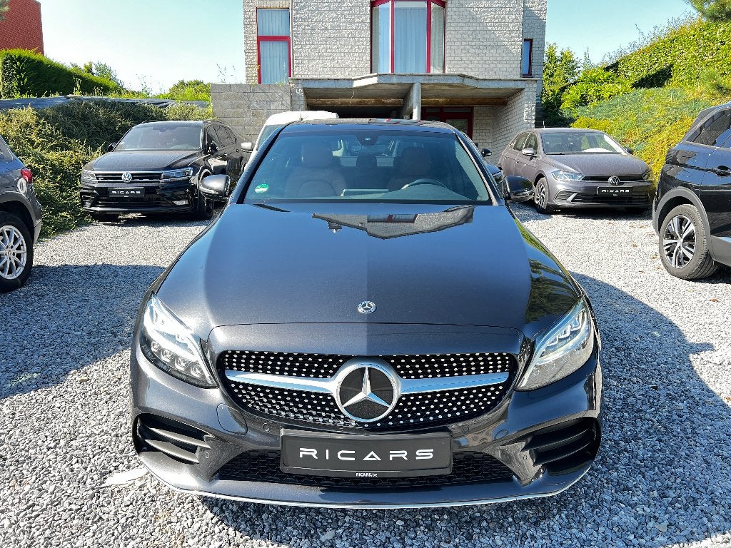 Mercedes C180d AMG Line facelift leder camera  GARANTIE, Auto's, Achterwielaandrijving, 1498 cc, Euro 6, 4 cilinders