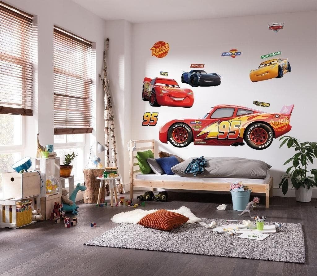 Disney Cars XXL Muursticker 127x200 cm - Gratis Verzending, Neuf, Décoration murale, Envoi, Disney