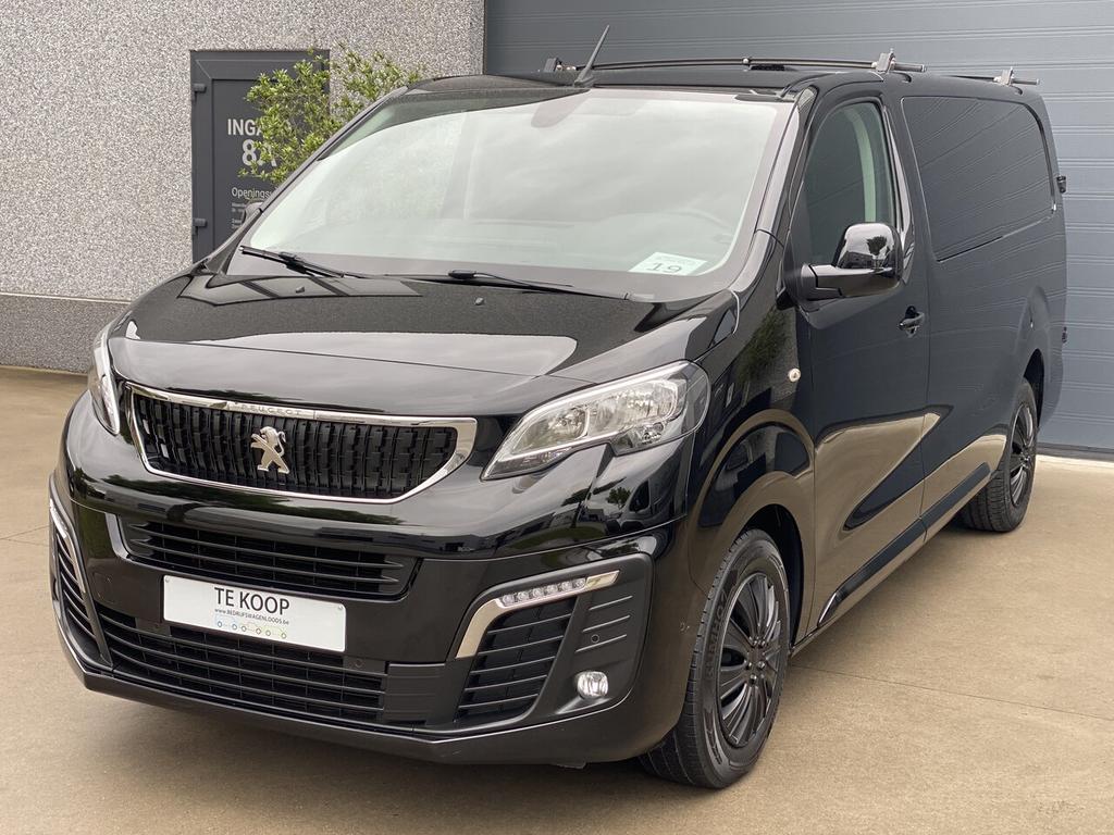 Peugeot Expert dubbele cabine 6 plaatsen-automaat-21500€+BTW, Auto's, Euro 6, 0 kg, 131 kW, Zwart